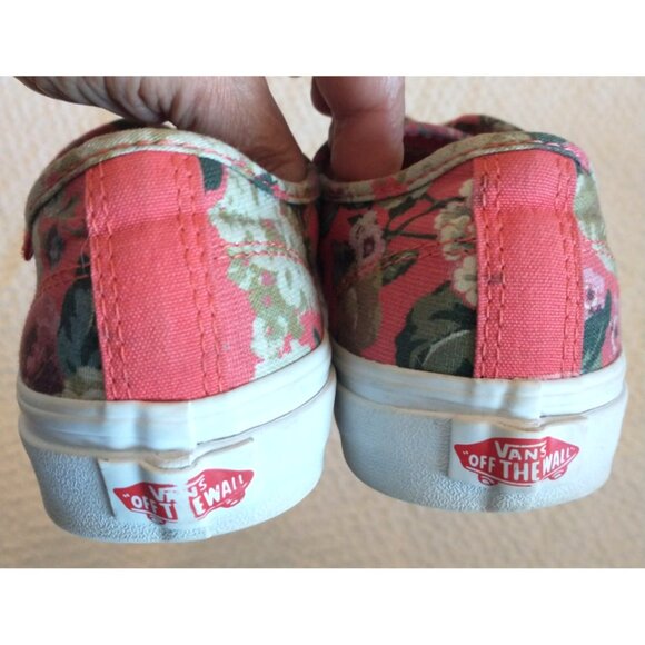 VANS Off The Wall Women's Sneakers TB4R Series Pink Floral Print Shoes - 8.5M - Picture 5 of 9
